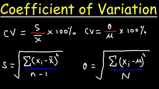 Standard Deviation and Coefficient of Variation