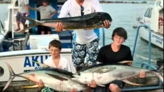 Game Fishing Rarotonga Cook Islands on Akura