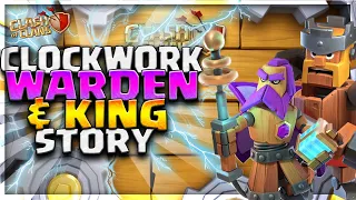 Clash of Clans Story | Clockwork King & Warden Origin Story - Barbarian King & Grand Warden Stories