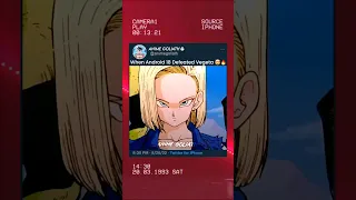 When Android 18 Defeated Vegeta 🤯🔥 #dragonball #anime #shorts