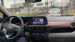 Cazando infracciones, durante la prueba de manejo del nuevo Hyundai Grand i10 Sedán: ✅👍🫵