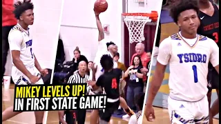 Mikey Williams Levels UP & TAKES OVER In First STATE Playoff Game! Mikey Hitting CRAZY Pull Ups!