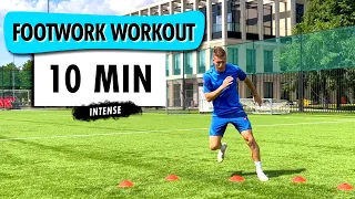 FOOTWORK CARDIO WORKOUT | 10 Min | Improve Your Feet Quickness