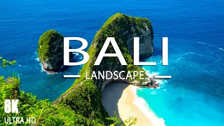 FLYING OVER BALI (8K UHD) - Relaxing Music Along With Beautiful Nature Videos - 8K Video HD