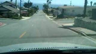 Driving Down Longview In Pismo Heights - Pismo Beach, CA