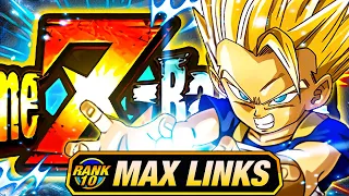 POWER! LEVEL 10 LINKS 100% RAINBOW STAR EZA TEQ SSJ2 CABBA! (DBZ: Dokkan Battle)