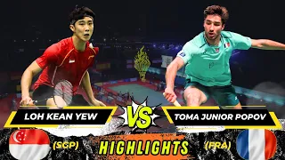 Badminton Loh Kean Yew vs Toma Junior Popov Men's Singles Spain Masters