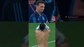 His reaction after winning the World Cup 😭😭😭❤️ #shorts #messi #football #worldcup2022 #argentina
