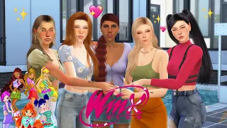 i recreated the WINX CLUB in The Sims 4