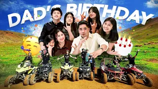 Adventure Day For Our DADS Birthday!! (Future House Visit & ATV Ride) | Ranz and Niana