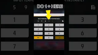 HOW TO ENTER RANDOM TEAM CODE 👨‍💻 IN FREE FIRE - GARENA FREE FIRE #shorts #short #freefire