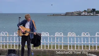 Busking in Dun Laoghaire