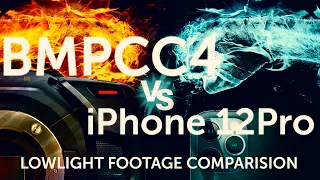 BMPCC4K vs. iPhone 12 Pro — Lowlight Footage Comparison
