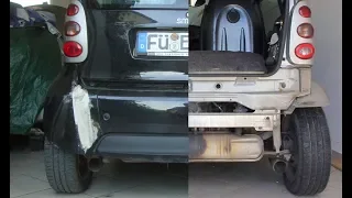 Remove rear fairing and rear door on a smart 450 Subtitle Eng.