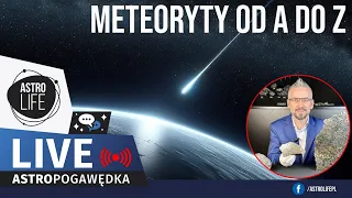 Uderzenie asteroidy 2024 BX1 ☄️ Meteoryty  - jak je rozpoznać? 🪨  - Na żywo + prof. Szymon Kozłowski