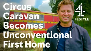 Circus Caravan Becomes A Showstopping First Home | George Clarke's Amazing Spaces | Channel 4