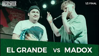 EL GRANDE VS MADOX | Solo 1/2 Final | East German Beatbox Championship 2022