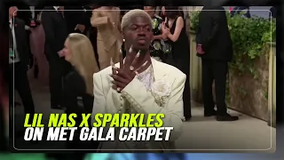 'I'm like a flower... blossoming': Lil Nas X sparkles on Met Gala carpet | ABS-CBN News