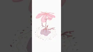 (WIP) Beautiful Flower In Water Timelapse #shorts #blender3d #greasepencil