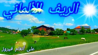 فيروز سلملي عليه من الريف الألماني 🐴🇩🇪🐄🌿driving in german countryside