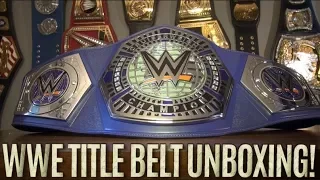 WWE Replica Cruiserweight Championship Title Belt Unboxing!!