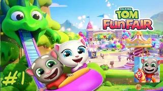 Talking Tom Fun Fair - Walkthrough Part 1 Gameplay (iOS & Android)