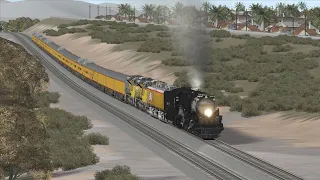 TS2021 Union Pacific Big Boy #4014 in The Great Race Across the Southwest (Part 5, LA to Barstow)