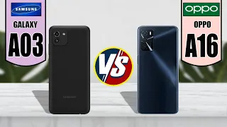 SAMSUNG GALAXY A03 VS OPPO A16