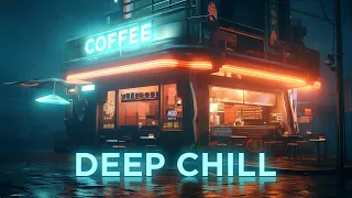 Nighttime Chillout Playlist — Cyberpunk Coffee Spot