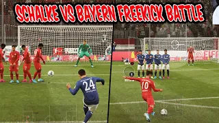 BAYERN vs. SCHALKE 04 Freekick Challenge! Kranke Freistöße vs. Bro! - Fifa 20 Ultimate Team