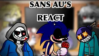 Sans AUs React To FnF, but Everyone Sings It // GCRV