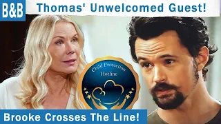 The Bold and The Beautiful Spoilers: Brooke Calls Child Protective Services On Thomas.