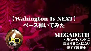 MEGADETH 【 Washington Is Next! 】弾いてみた（BASS COVER）