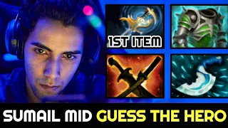 SUMAIL MID First Item Echo Sabre — Guess The Hero 7.27 Dota 2