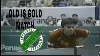 table tennis match  jan ove waldner vs Ma lin  old is gold match | sports shots