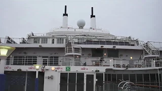 Storm at Sea - Queen Mary 2 (REAL FOOTAGE)