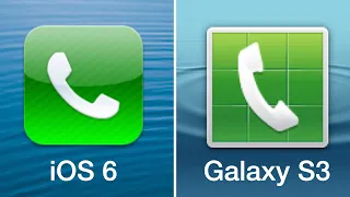 iOS 6 vs Samsung Galaxy S3 Icons!