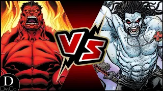 Red Hulk VS Lobo | Marvel VS DC | BATTLE ARENA