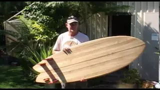 How to make a chambered wooden surfboard.......The "Bogong".