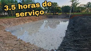 REFORMANDO TANQUE DE PEIXES- Escavadeira Hidráulica op iago