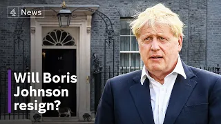 Boris Johnson hanging by a thread after cabinet exodus