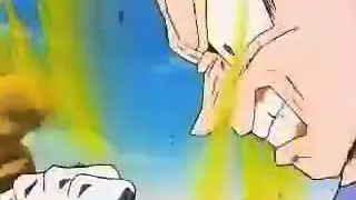 Vegeta gets angry and turns Super Saiyan