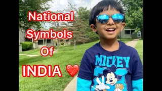 National Symbols of India with 4yr old | GK questions for kids | Kids Learning