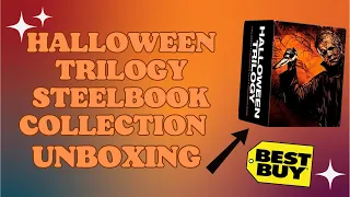 Halloween Best Buy Exclusive 4k Steelbook Trilogy Collection Unboxing