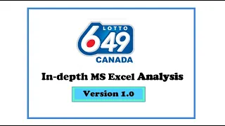 How to win Lotto 649 Canada | Excel | Lotto 6/49 lottery | Lotto 6/49 | Increase your winning chance