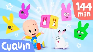 Learn the shapes with Cuquín and Ghost's color cube and more educational videos for kids