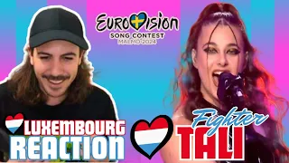 🇱🇺 Tali - Fighter REACTION (Subtitled) | Luxembourg Eurovision 2024