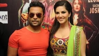 Sunny Leone & Sachin Joshi at The Promotions of Movie Jackpot