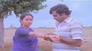 Geetha & Gangs Steal Fruits From Lorry | Ambarish | Goonda Guru Kannada Movie Comedy Scene