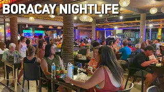 Boracay Nightlife! 4K Night Scenes at Boracay White Beach - Station 3,2,1 | Philippines Night Walk